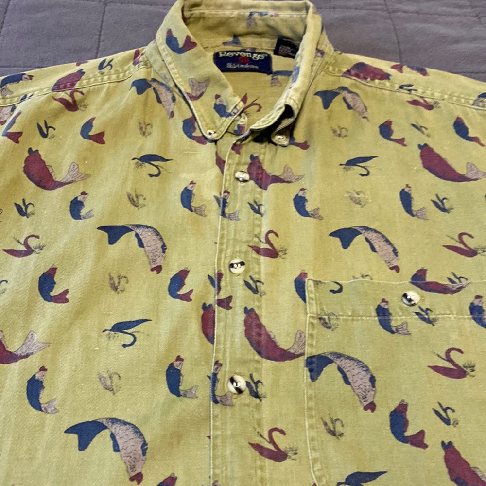 90’s Vintage Shirt by Revenge Shirtmakers / Size Large